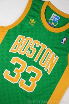 Camiseta Bird #33 Boston Celtics Verde Phnom Penh