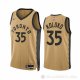 Camiseta Christian Koloko #35 Toronto Raptors Ciudad 2023-24 Oro