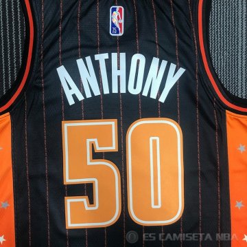 Camiseta Cole Anthony #50 Orlando Magic Ciudad 2021-22 Marron