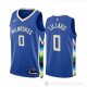 Camiseta Damian Lillard #0 Milwaukee Bucks Ciudad 2022-23 Azul