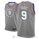 Camiseta Dario Saric #9 Philadelphia 76ers Ciudad 2018-19 Gris