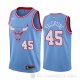 Camiseta Denzel Valentine #45 Chicago Bulls Ciudad Azul