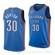 Camiseta Deonte Burton #30 Oklahoma City Thunder Icon 2018 Azul