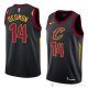 Camiseta Dewayne Dedmon #14 Cleveland Cavaliers Statement 2018 Negro