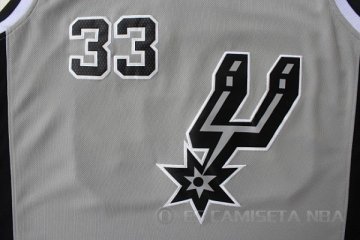 Camiseta Diaw #33 San Antonio Spurs Gris