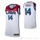 Camiseta Draymond Green NO 14 USA 2021 Blanco