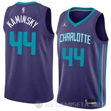 Camiseta Frank Kaminsky #44 Charlotte Hornets Statement 2018 Violeta