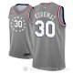 Camiseta Furkan Korkmaz #30 Philadelphia 76ers Ciudad 2018-19 Gris