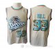 Camiseta Grant Hill #33 Detroit Pistons Retro Crema