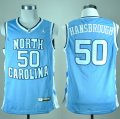 Camiseta Hansbrough #50 North Carolina Tar Heels NCAA Azul