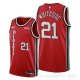 Camiseta Hassan Whiteside #21 Portland Trail Blazers Classic Edition Rojo