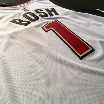 Camiseta Bosh #1 Miami Heat Blanco