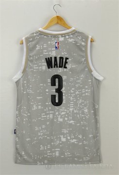 Camiseta Heat Wade #3 Luces de la ciudad Gris