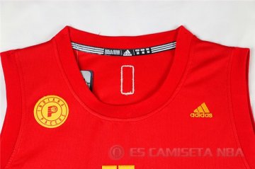 Camiseta Hickory Hill #3 Indiana Pacers Rojo