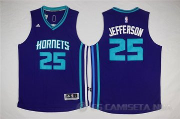 Camiseta Johnson #25 Charlotte Hornets Purpura