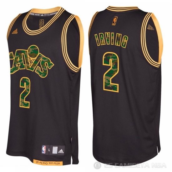 Camiseta Irving #2 Cleveland Cavaliers Camuflaje Moda - Haga un click en la imagen para cerrar