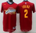Camiseta Irving #2 Cleveland Cavaliers Manga Corta Rojo