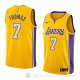 Camiseta Isaiah Thomas #7 Los Angeles Lakers Icon 2018 Amarillo