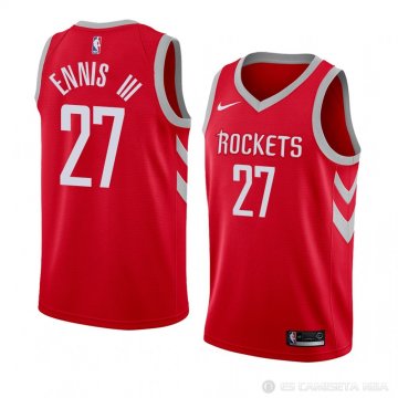 Camiseta James Ennis III #27 Houston Rockets Icon 2018 Rojo