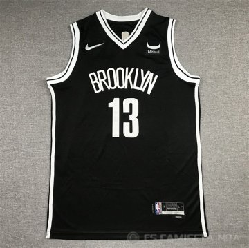 Camiseta James Harden #13 Brooklyn Nets Icon 2021-22 Negro