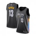 Camiseta James Hardenl NO 13 Brooklyn Nets Ciudad 2020-21 Negro
