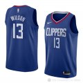 Camiseta Jamil Wilson #13 Los Angeles Clippers Icon 2018 Azul