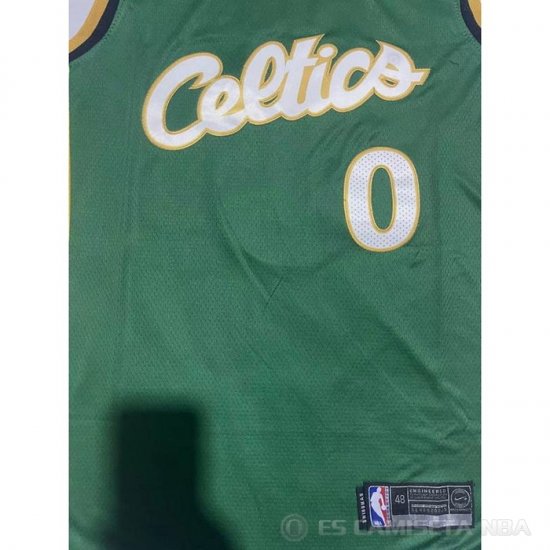 Camiseta Jayson Tatum #0 Boston Celtics 2022-23 Verde - Haga un click en la imagen para cerrar