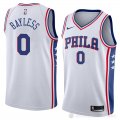 Camiseta Jerryd Bayless #0 Philadelphia 76ers Association 2018 Blanco