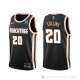 Camiseta John Collins #20 Atlanta Hawks Ciudad Negro