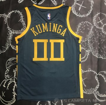 Camiseta Jonathan Kuminga #00 Golden State Warriors Ciudad 2018-19 Azul