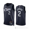 Camiseta Kawhi Leonard #2 Los Angeles Clippers Ciudad 2023-24 Azul