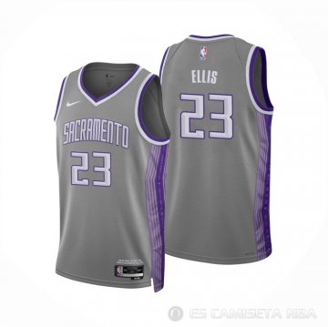 Camiseta Keon Ellis #23 Sacramento Kings Ciudad 2022-23 Gris