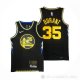 Camiseta Kevin Durant #35 Golden State Warriors Ciudad 2021-22 Negro