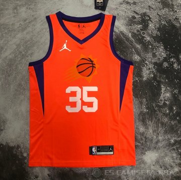 Camiseta Kevin Durant #35 Phoenix Suns Statement 2021 Naranja