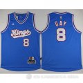 Camiseta Gay #8 Sacramento Kings Azul