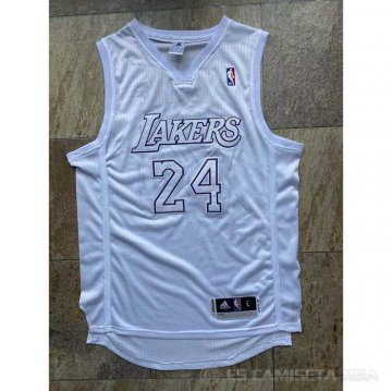 Camiseta Kobe Bryant NO 24 Los Angeles Lakers Christmas Day Blanco