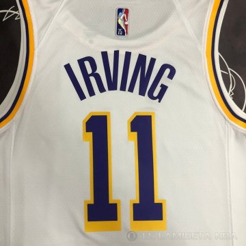 Camiseta Kyrie Irving #11 Los Angeles Lakers Association Blanco