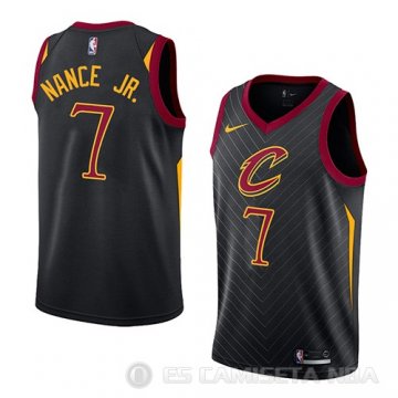Camiseta Larry Nance Jr. #22 Cleveland Cavaliers Classic Edition 2019-20 Negro