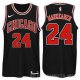 Camiseta Lauri Markkanen #24 Chicago Bulls Statement 2017-18 Negro