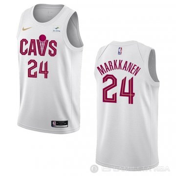 Camiseta Lauri Markkanen #24 Cleveland Cavaliers Association 2022-23 Blanco