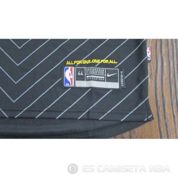 Camiseta Lebron James #23 Cleveland Cavaliers Statement 2017-18 Negro