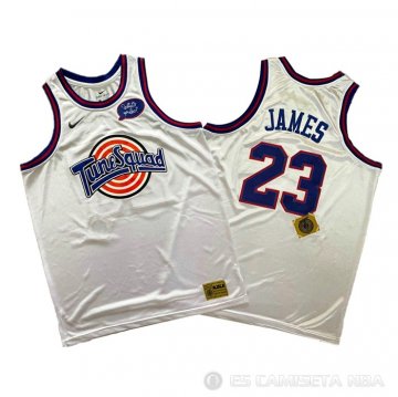 Camiseta Lebron James #23 Tune Squad Blanco