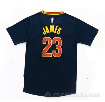 Camiseta Cavaliers James #23 Manga Corta Azul