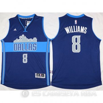 Camiseta Williams #8 Dallas Mavericks Azul