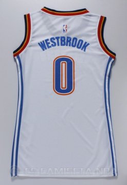 Camiseta Durant #35 Oklahoma City Thunder Blanco