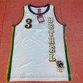 Camiseta Bethel Iverson #3 NCAA Blanco