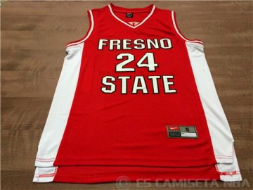 Camiseta Georgetown George #24 NCAA Rojo