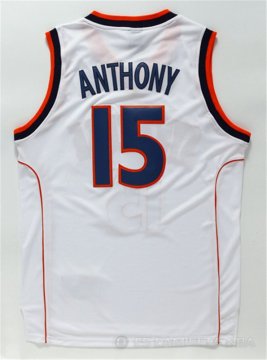 Camiseta Syracuse Anthony #15 NCAA Blanco