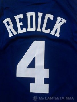 Camiseta NCAA #4 Universidad de Duke Redick Azul