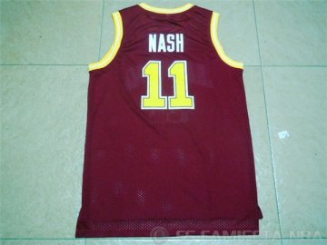 Camiseta Santa Clara Nash #11 NCAA Rojo